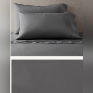 Restoration Hardware Italian Garment-Dyed Cotton Percale 2 Standard Pillowcase